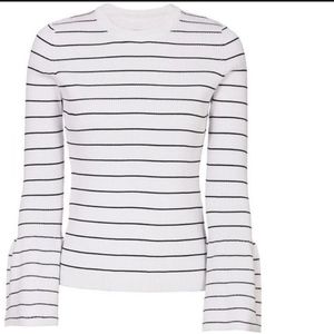 Intermix Jennifer Striped Knit Top